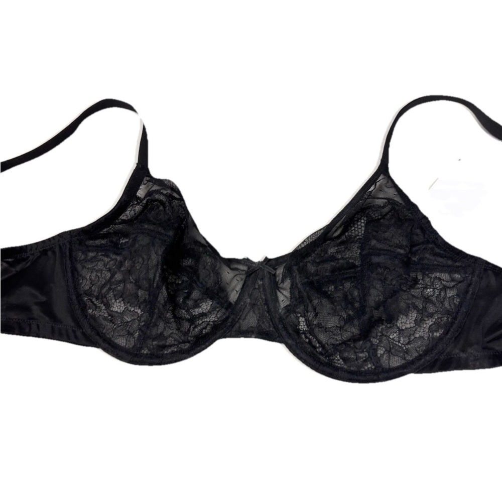 Hsia Chic Black Lace Bra NWT 40C